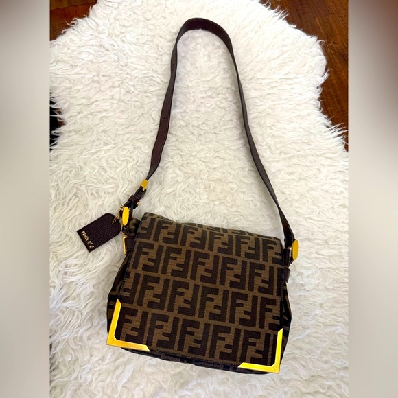 Fendi Other - Fendi Zucca Canvas Shoulder Bag